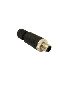 conector M12 Hembra recto armable 4 polos 2